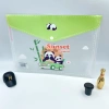 Cartoon horizontal button bags, office materials bags, A4 storage bags, factory direct sales, student test paper classification bags Application Scenario